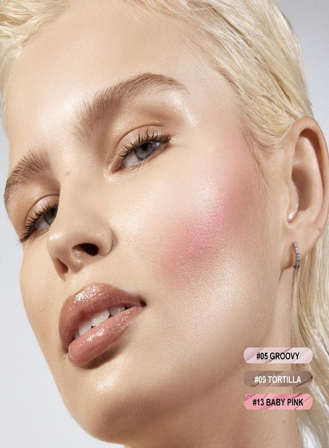 FOCALLURE 3 Pcs Cream Contour Sticks,Shades with Highlighter & Bronzer & Blush,Non-greasy Long-wear Face Contouring Pen,Easy to Sculpt the Face and Create a Lightweight Finishing Makeup,FAIR - Image 2